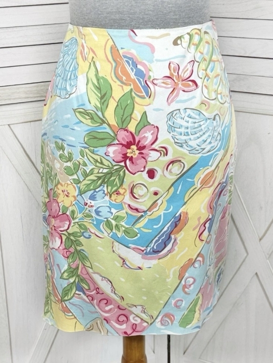 Talbots Dresses & Skirts - Talbots cotton Tropical Pencil skirt sz 8 *C4